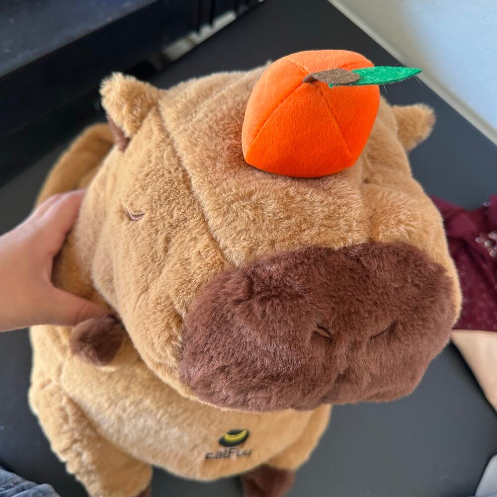 Cappibara plush backpack
